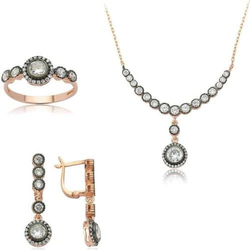 Silverlina Silver Diamond Montür Waterway Women 'S Set