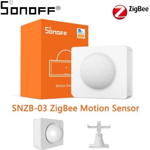SONOFF SNZB-03 ZigBee Motion Sensor With BASE Smart Home Detect Alarms Work With ZigBee Hub Bridge Smart Home Security