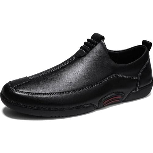 Men Casual Shoes Fashion Luxury Leather Men Loafers Moccasins Mens Flats Male Driving Shoes Breathable Fashion Sneakers