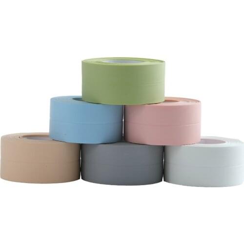Seal Strip Anti-Collision Weatherproof Self Adhesive Caulk Strip Sealing Tape For Sink Bathroom Kitchen J2Y