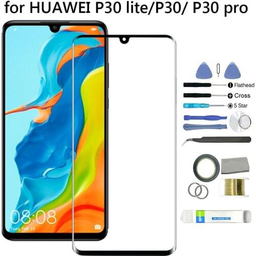 Replacement Front Outer Glass Screen Lens Repair Kit for Huawei P30 Lite Pro Screen Replacement Accessories For Mobile Phones
