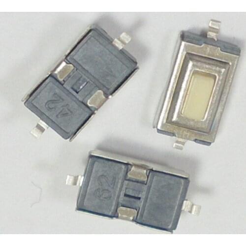 2000pcs Touch Micro Switch 3mmX6mmX2.5mm SMD White Button Head adapter New