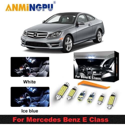 ANMINGPU For Mercedes Benz E Class W124 W210 W211 W212 W213 S124 S210 S211 S212 C207 A207 1985-2018 Car LED Interior Light T25