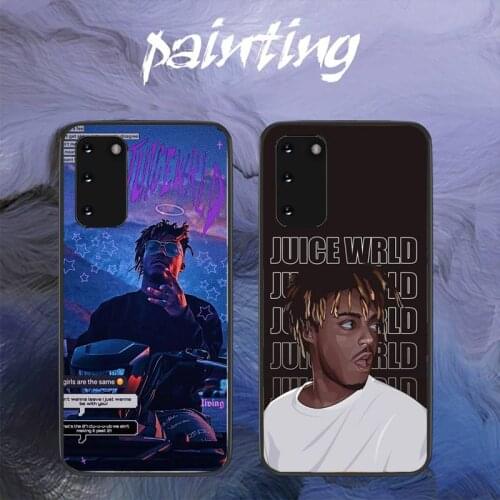 RuiCaiCa Rapper Juice WRLD Phone Case for Samsung S 5 6 7edge 8 9 10 20 21 plus lite UlTRA case