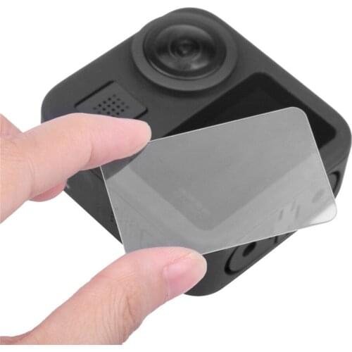 HD Tempered Glass Film + Lens Cover for GoPro Max Action Camera Screen Film Protector Lens Protective Cover Cap for GoPro Max
