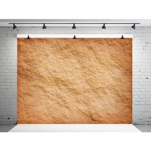 VinylBDS Yellow Retro Brick Wall 10x10ft Photography Background Marble Stripes Background For Photo Studio Cotton Washable