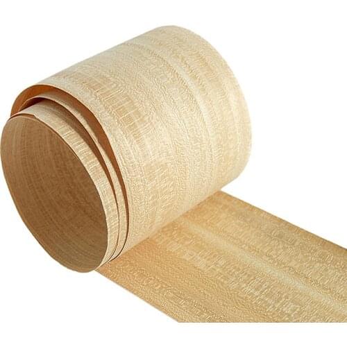 2pcs L:3Meters Width:160mm Thickness:0.5mm Imported Natural Yellow Nice Veneer Speaker Veneer Veneer Nice Wood