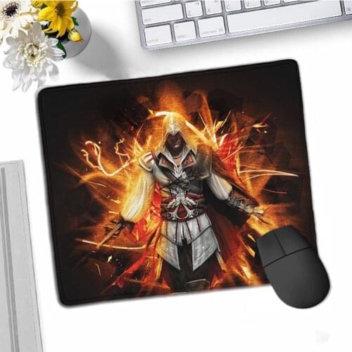 Cute High Quality Assassins Creed Mouse Mat Smooth Writing Pad Desktops Mate Gaming Mouse Pad small mouse pad best seller