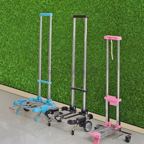 Mini Shopping And Grocery Shopping Carts Foldable Portable Trolley Carts For Household Cargo Trailers To Carry Luggage Trolley C
