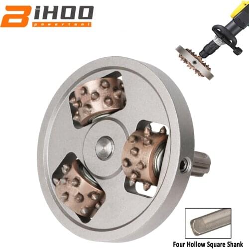 21 Teeth Electric Chisel Hammer For Concrete Lychee Hemp Alloy Grinding Wheel Stone Hammer 13mm