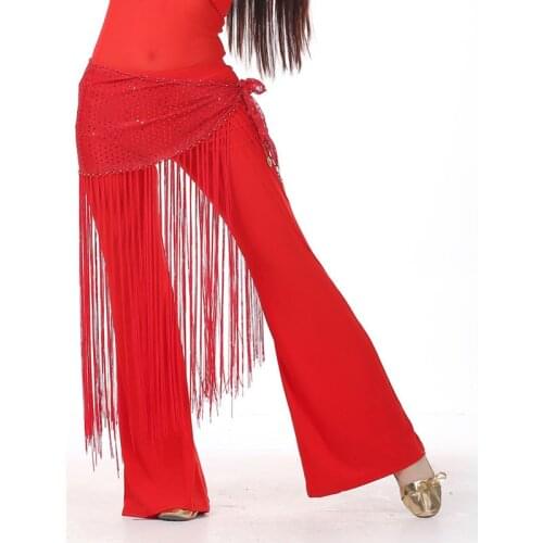 Belly Dance Hip Scarf Belly Dance Accessories Sequin Waist Chain For Dancer Decoration Dance Tassels Belt Bellydance Hip Scarf