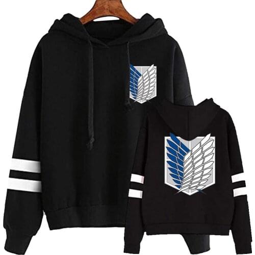 Anime Attack on Titan AOT Levi Ackerman Uniform Printed Hoodies Men Women Sweatshirts Cozy Casual Boys Girls Black Pullovers