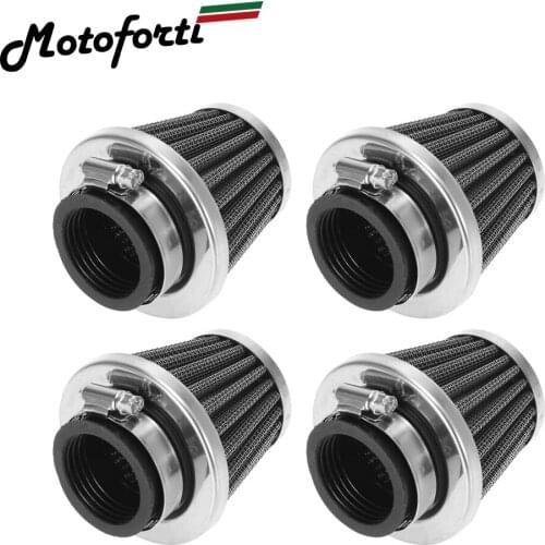 Motoforti Motorcycle 35/39/42/44/48/50/52/54mm Air Filter Cleaner Round Tapered Replacement For 50cc 70cc 90cc 110cc 125cc