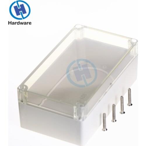 1pc Waterproof Enclosure Case Clear Cover Plastic DIY Electronic Project Instrument Box 158mmx90mmx60mm