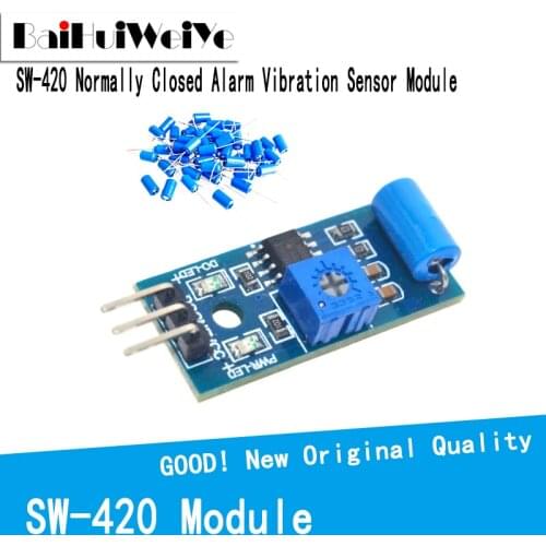 10PCS/LOT High Quality SW-420 Normally Closed Alarm Vibration Sensor Module Vibration Ball Switch SW420