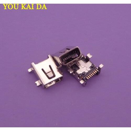 10pcs micro mini 8P 8 pin 8pin USB jack replacement socket female connector plug charging port for MP3 MP4 GPS etc,4 foot SMT