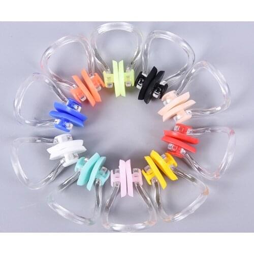10pcs Soft Silicone Swimming Nose Clip Comfortable Diving Surfing Swim Clips