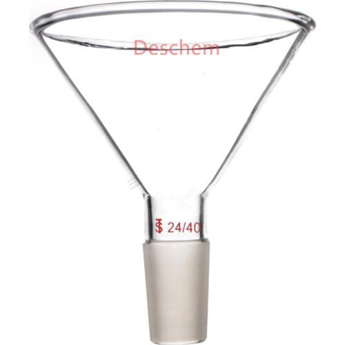 90mm,24/40,Glass Powder Funnel,100ml,Brand New Chemistry Laboratory Glassware