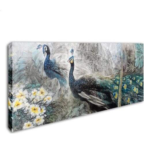 DIY Diamond Painting Wall Art Peacock Cross Stitch Picture 5d Embroidery Animal Mosaic Handmade Full Round Drill Home DecorGifts