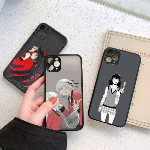 Kakegurui Jabami Yumeko Phone Case For iphone 12 11 7 8 plus mini x xs xr pro max matte transparent cover