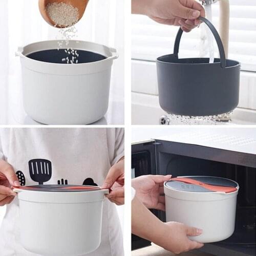 For Bowl Plates Cookware Kitchen Gadgets Accessories Supplies Microwave Oven Steamer Meal Food Rice Cooker Grain Cereal