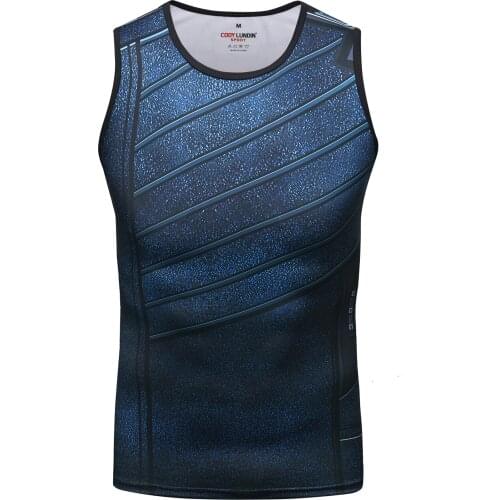 Factory Hot Sale Full Digital Print shirt 3D Top Sport Tank Top Compress Design