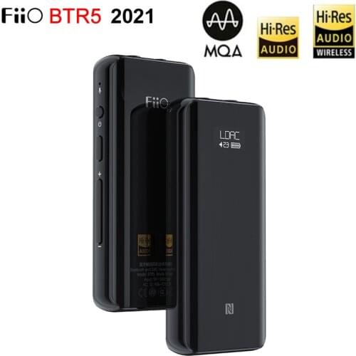 Fiio BTR5 Flagship Portable High-Fidelity Bluetooth Amplifier& USB DAC Bluetooth 5.0 ES9218P*2 CSR8675 Bluetooth Chip