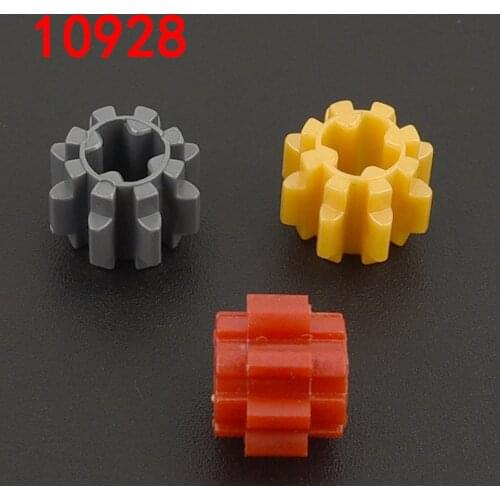 10PCS 10928 Gear 8 Tooth [Reinforced] Building Block Bricks Accessories Compatible Assembly Parts MOC DIY Education Build Toys