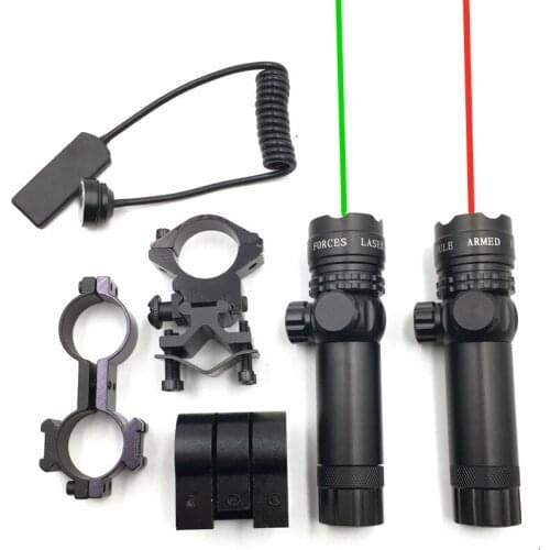 Guns laser pointer sight Red/Green Laser Sight Remote Switch Suit 25.4/30mm Ring 20mm Rail Switch For Hunting laser sights for