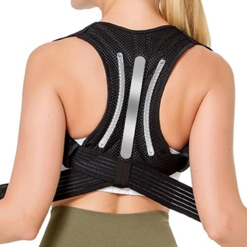 Medical Orthosis Steel Bar Shoulder Clavicle Posture Corrector Better Sitting Spine Upper Back Braces &Supports Waist Spine Belt