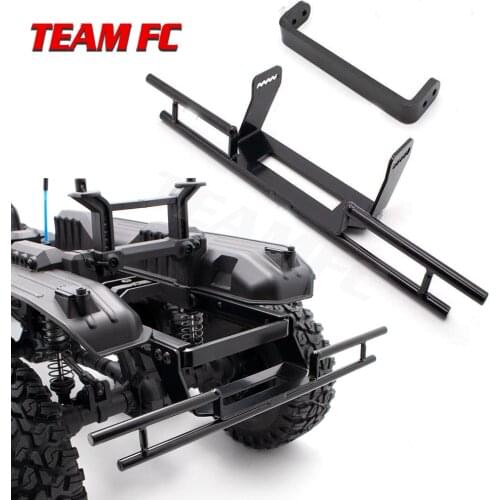 Metal Rear Bumper with Frame Bracket for RC Crawler Car Traxxas TRX4 G500 TRX6 G63 RC Car Upgrades Parts