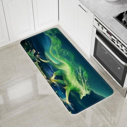 Mythical Animals Floor Mat Dream World Area Rugs Large Home Livingroom Bedroom Carpet Decoration Printed Doormat