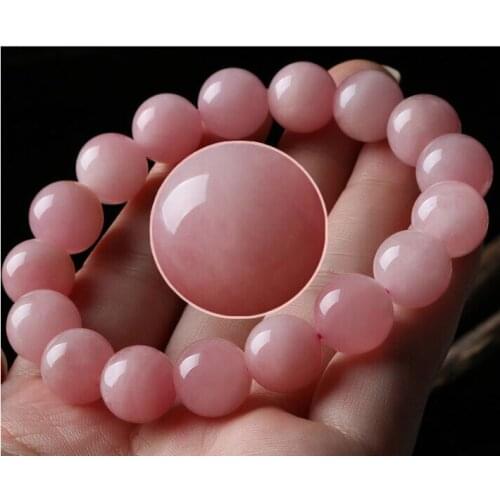 Natural Madagascar Quartz Crystal Round Beads Bracelet AAA 12mm
