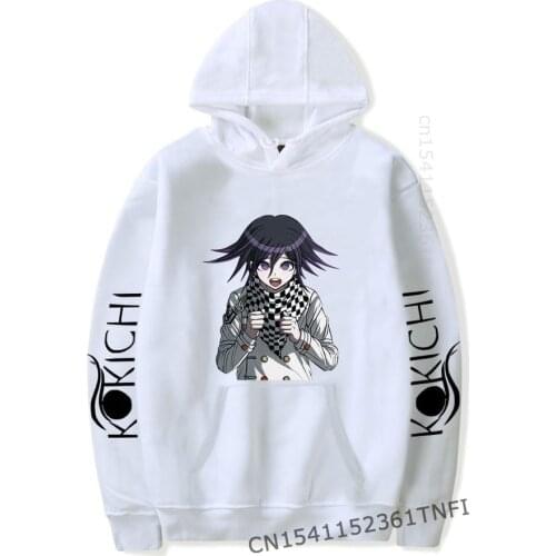 New Kokichi Ouma Hoodies Streetwear Child Anime Danganronpa Hoodies Men Women Harajuku Hoodie Hooded Tops Pullover
