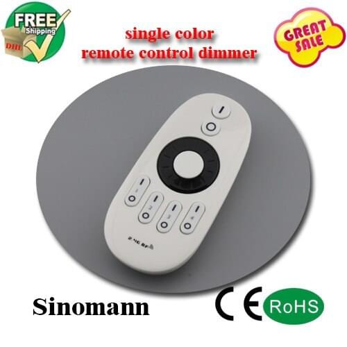 Single color remote control dimmer DC3v led remote control 2.4g 4-zone ir remote control Available for led bulb led lighting