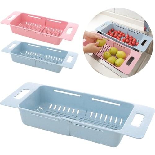 Plastic Drain Vegatable Basket Food Drainer Kitchen Supplies Kitchen Colander Fruit Vegetable Strainer Drainer Washing Basket