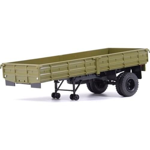 1/43 Scale plastic Diecast MMZ-584B trailer for truck model Accessories Scene car frame