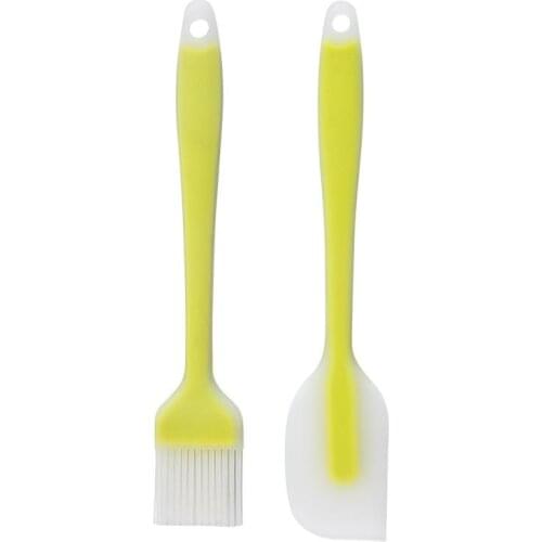 Silicone Spatula Barbeque Brush Cooking BBQ Heat Resistant Oil Condiment Brushes Kitchen Bar Cake Baking Tools Utensil Supplies
