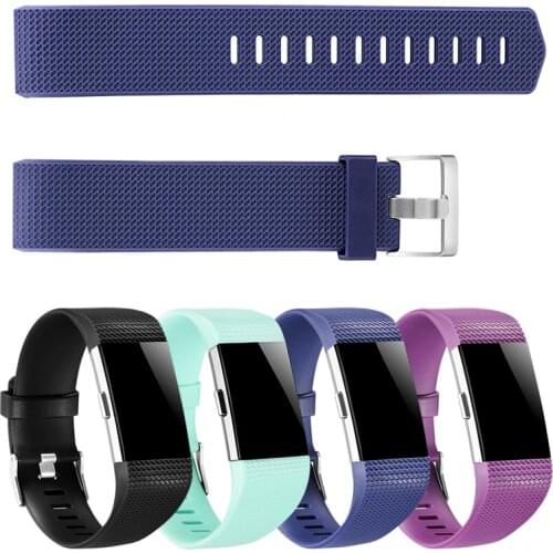 Silicone Replacement for Fitbit Charge 2 Band 2 Colorful Wearable Strap Bracelet for Man and Woman Original Smart Wristband