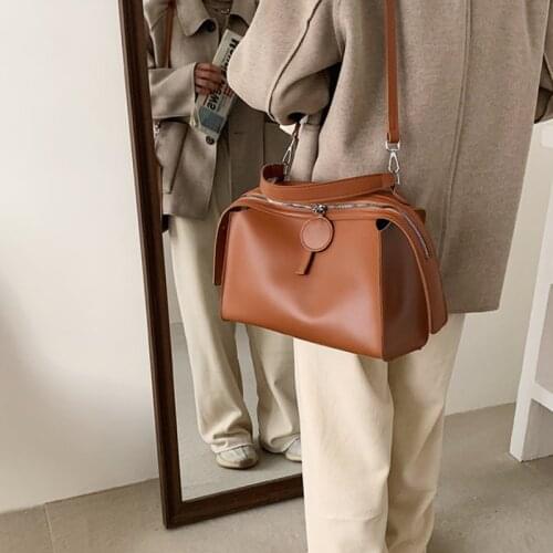 High Quality Soft Leather New Designer Shoulder Bag for Women 2021 Big Large Capacity Crossbody Tote Bags Travel Handbags Purses