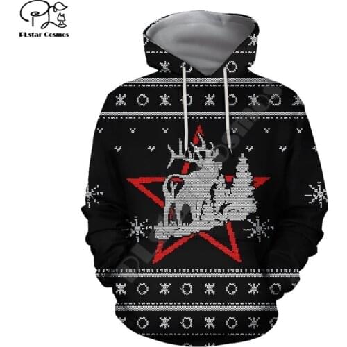 PLstar Cosmos Merry Christmas Santa Claus 3D Printed Hoodies Sweatshirts Zip Hooded For Men And Women Casual Streetwear Style-32