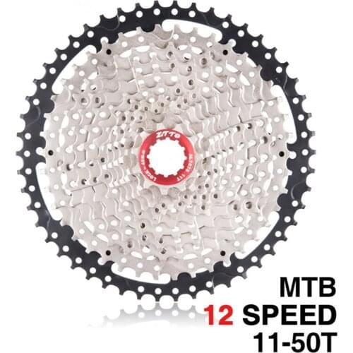 ZTTO 12 Speed 11-50t Bike Wide Ratio Freewheel 12s 11-50t Cassette MTB Mountain for K7 Eagle XX1 X01 X1 GX Bicycle Parts