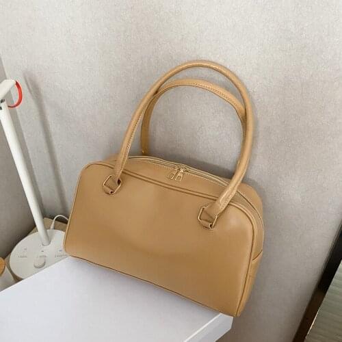 Vintage soft leather handbags for women 2020 simple fashion Womens shoulder bag large woman bag big capacity trend Female bags