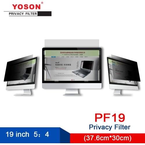YOSON 19 inch Standardscreen 5:4 computer screen Privacy Filter/anti peep film / anti reflection film