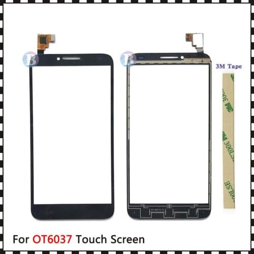 Replacement High Quality 5.0" For Alcatel One Touch Idol 2 6037 OT6037 Touch Screen Digitizer Sensor Outer Glass Lens Panel