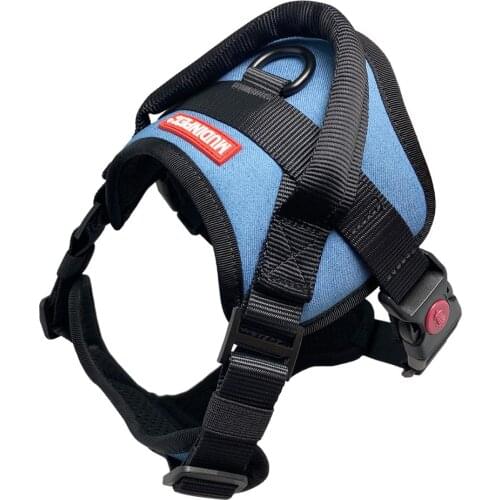 No Pull No Choke Adjustable Vest,Pet Harness with 2 Metal Rings Easy Control for Walking Hiking, Durable, Breathable