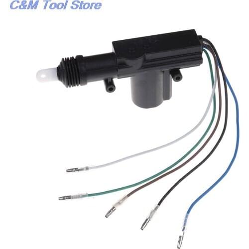 Car Auto Heavy Duty Power Door Lock Actuator Motor 5 Wire Slave Actuator Solenoid Central Locking 12V