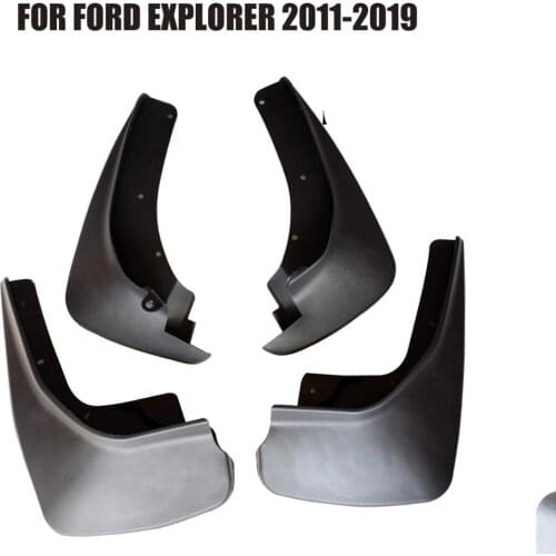 Car Mudflaps For Ford Explorer 2011-2018 Mud Flaps Splash Guards Mud guards Mud Flap Front Rear Fender Protector YC101024
