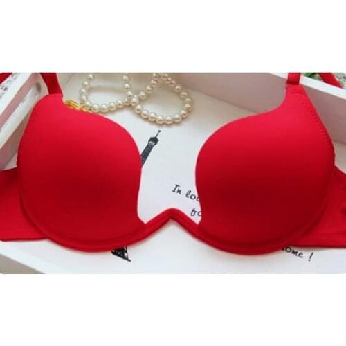 Support breast Strapless Push Up Bra Lace Sexy Bra for Wedding Dress deep V low-cut halter support bra large size sexy bra