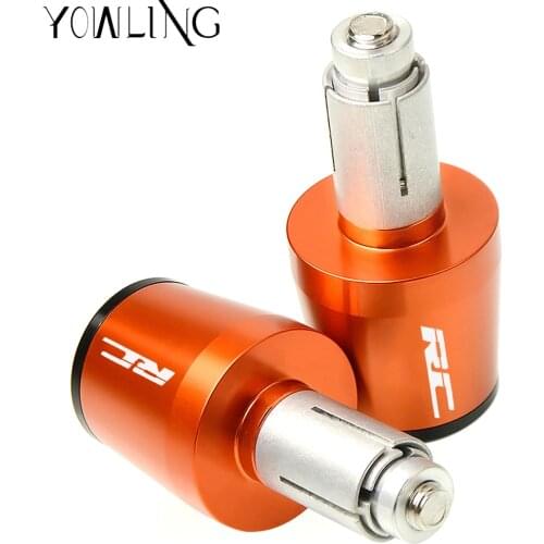 For RC200 RC125 RC390 RC200 RC8 RC8R 2009-2017 Motorcycle CNC 22MM Handlebar Grips Handle Bar Cap End Plugs